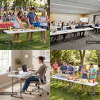Byliable 6FT Narrow Folding Table