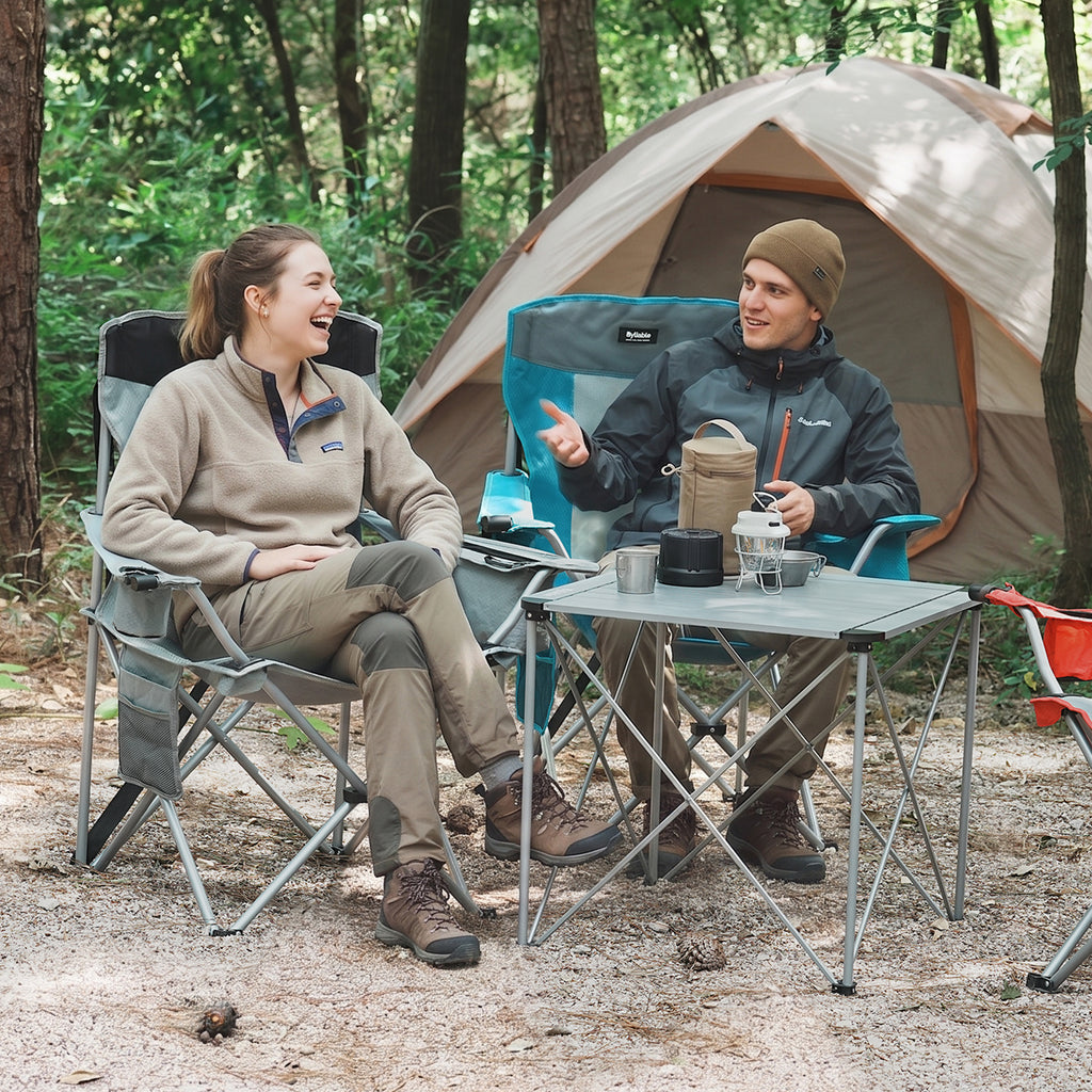 Portable Square Aluminum Camping Table