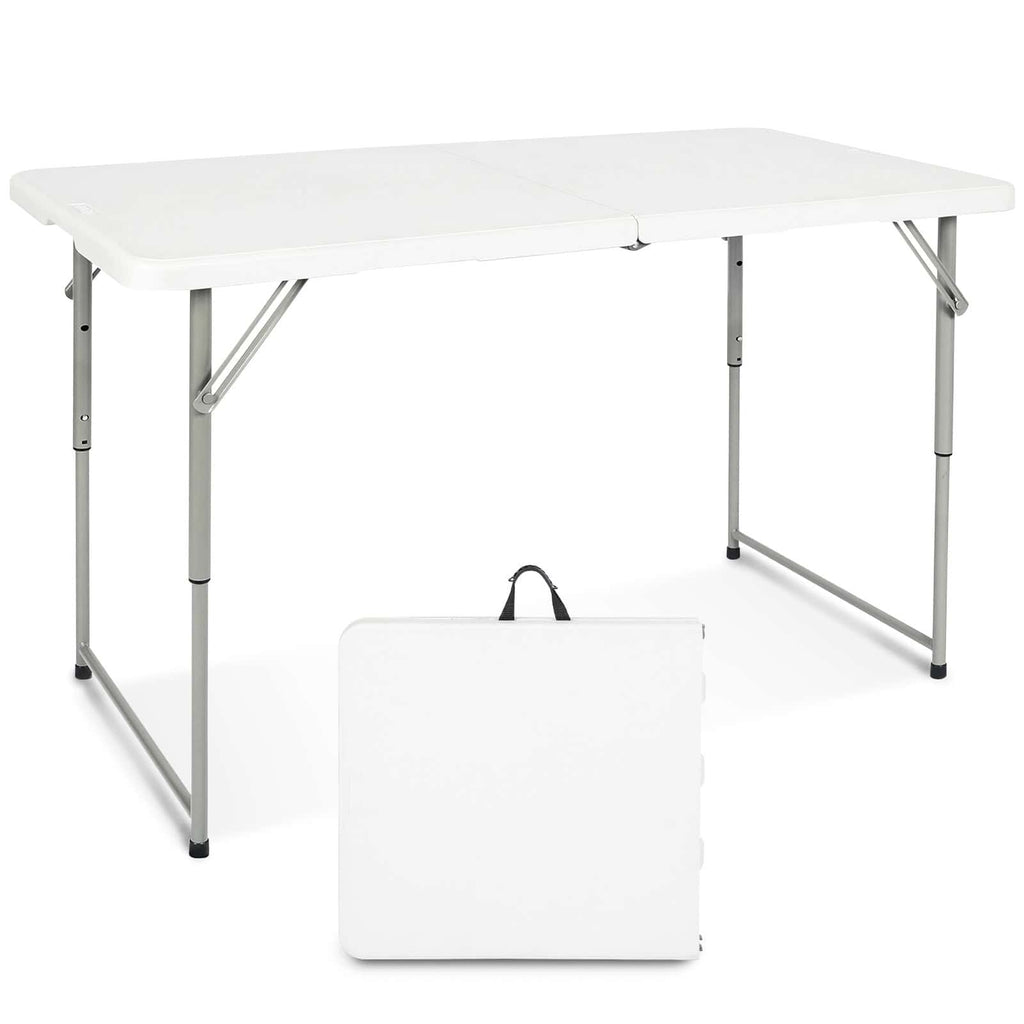 4ft Portable Heavy Duty Plastic Folding Table