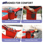 Large Folding Camping Chair with Cooler Bag