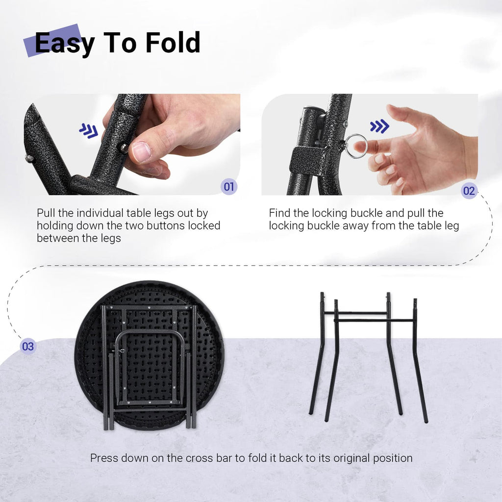 28in Cocktail Table with Removable Legs - 2PCS