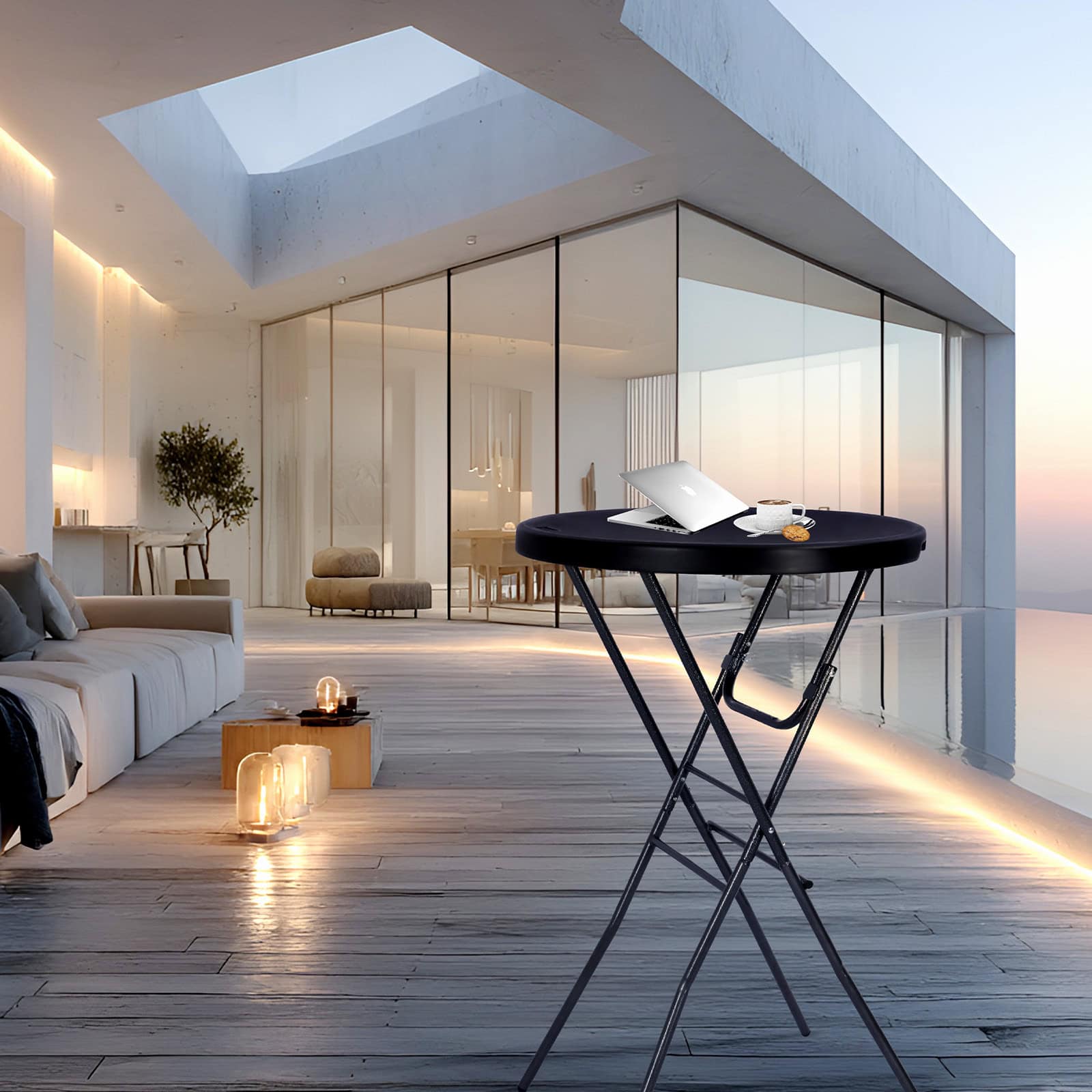 28in Cocktail Table with Removable Legs