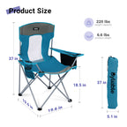 Folding Camping Chair with Cooler Bag