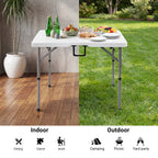 Byliable 34" Square Folding Table