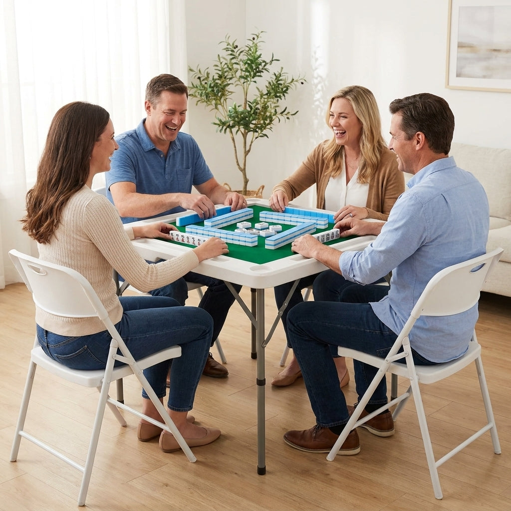 Byliable 34.6" Folding Mahjong Table