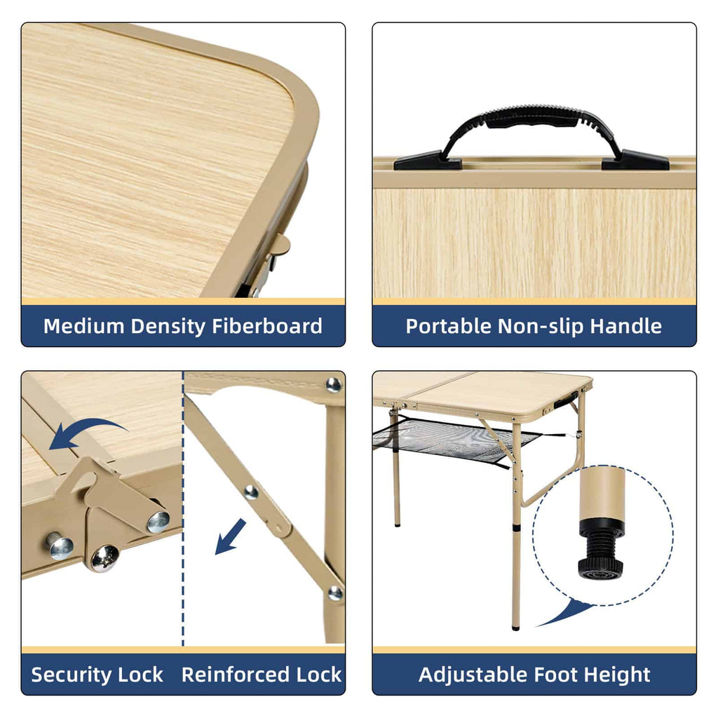 3ft Folding Camping Table
