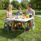 Byliable 34" Square Folding Table