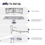 Byliable 6FT Narrow Folding Table