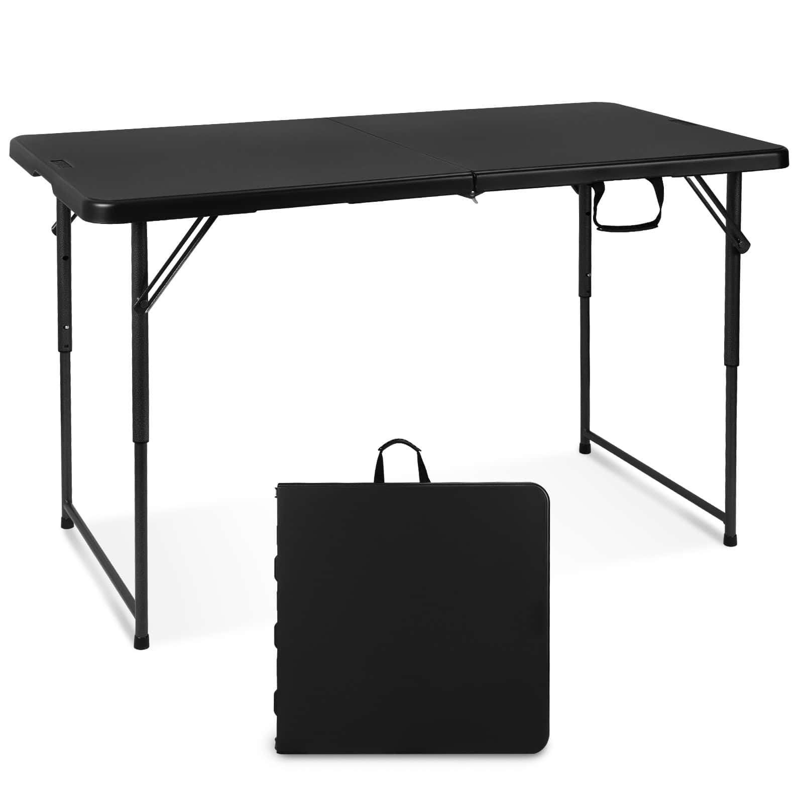 4ft Portable Heavy Duty Plastic Folding Table