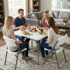 Byliable 34" Square Folding Table