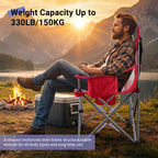 Large Folding Camping Chair with Cooler Bag