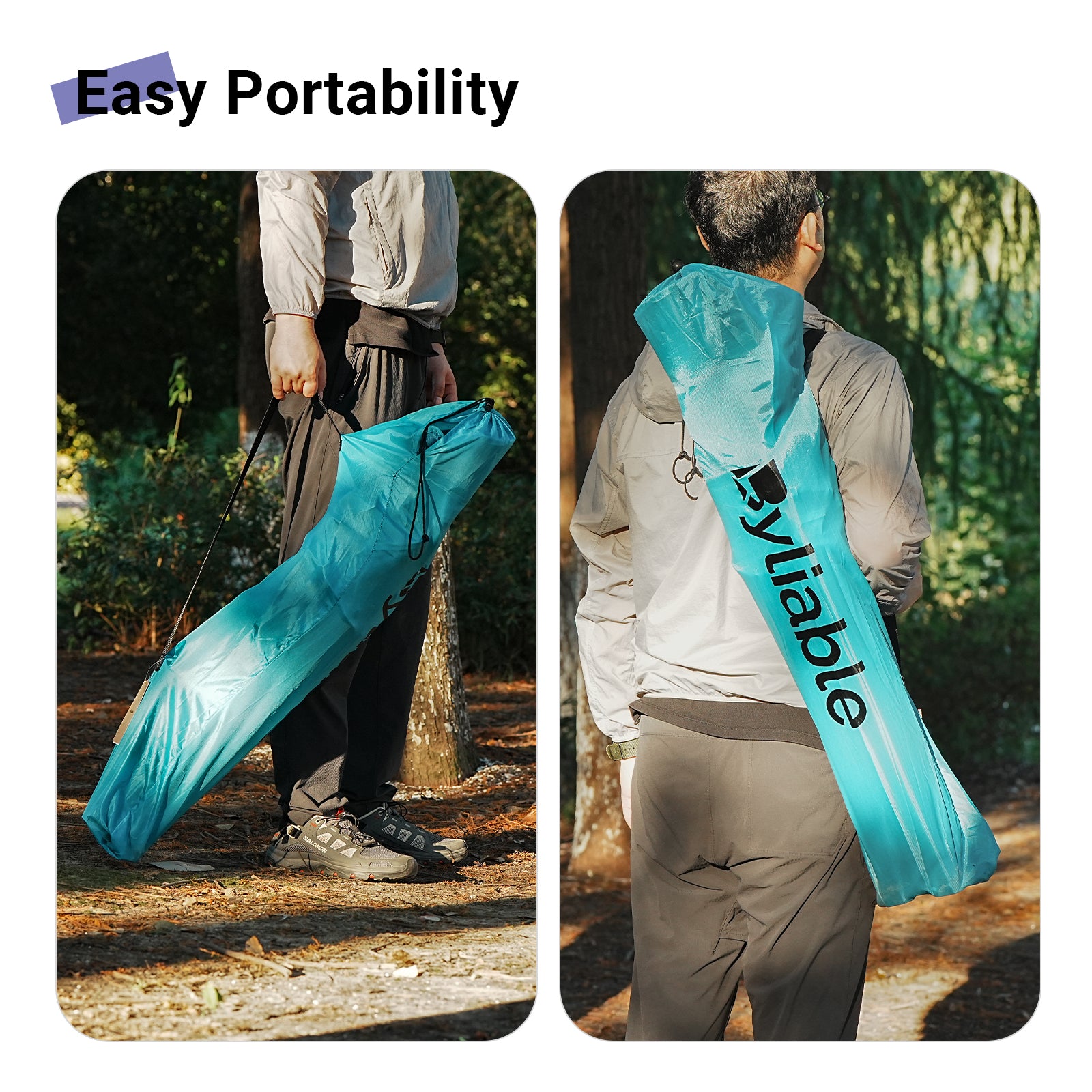 Folding Camping Chair with Cooler Bag