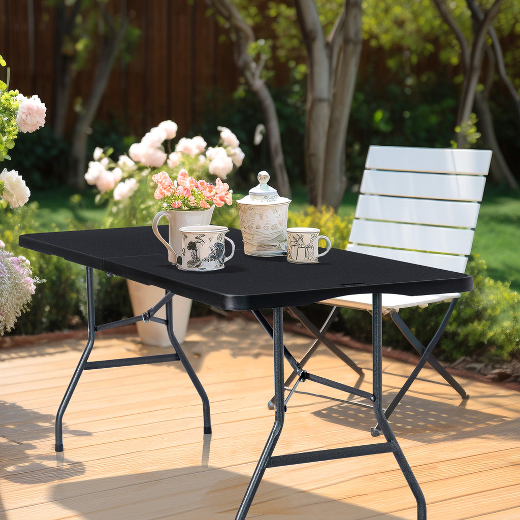 6ft Portable Heavy Duty Plastic Folding Table