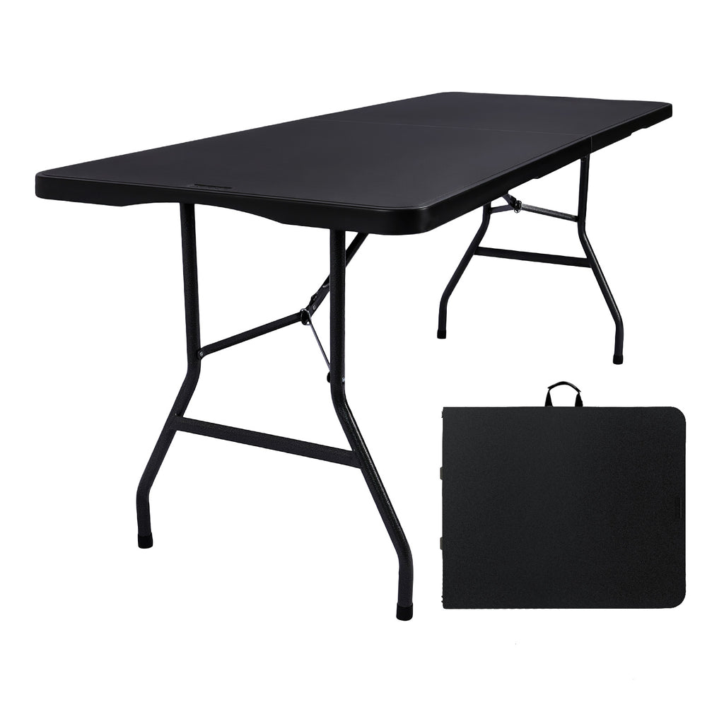 6ft Portable Heavy Duty Plastic Folding Table