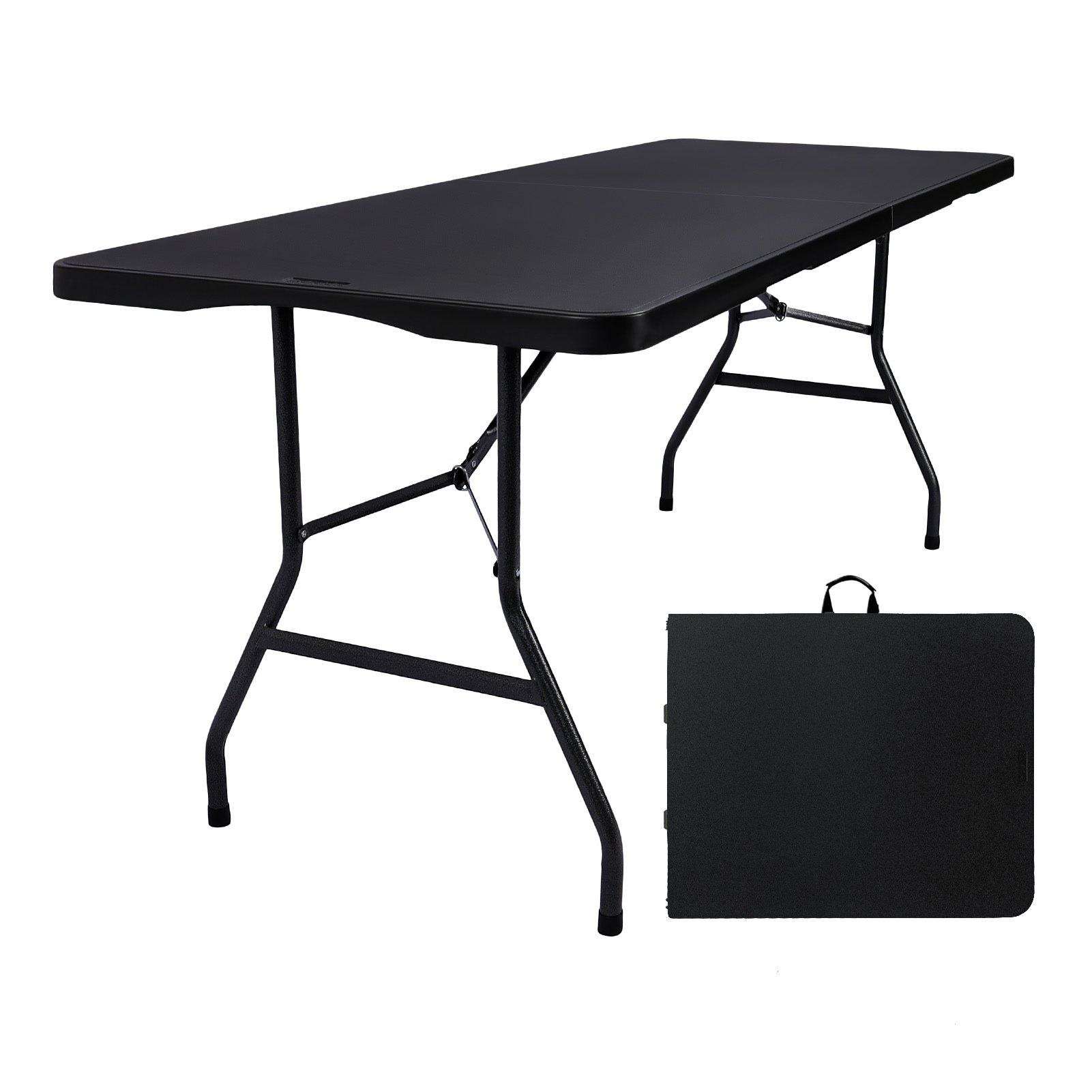 6ft Portable Heavy Duty Plastic Folding Table