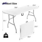 Byliable 6FT Folding Table