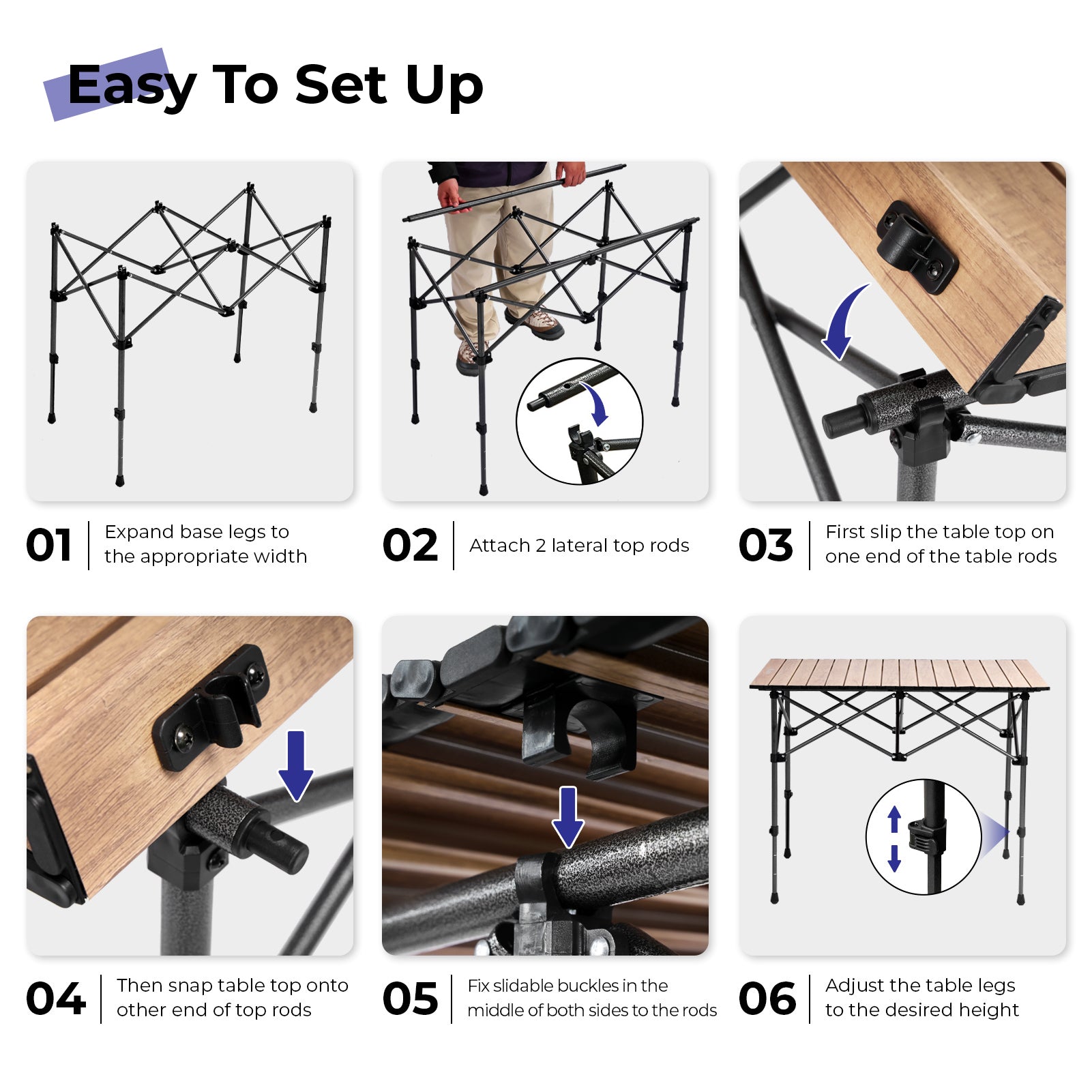 Byliable Folding Camping Table