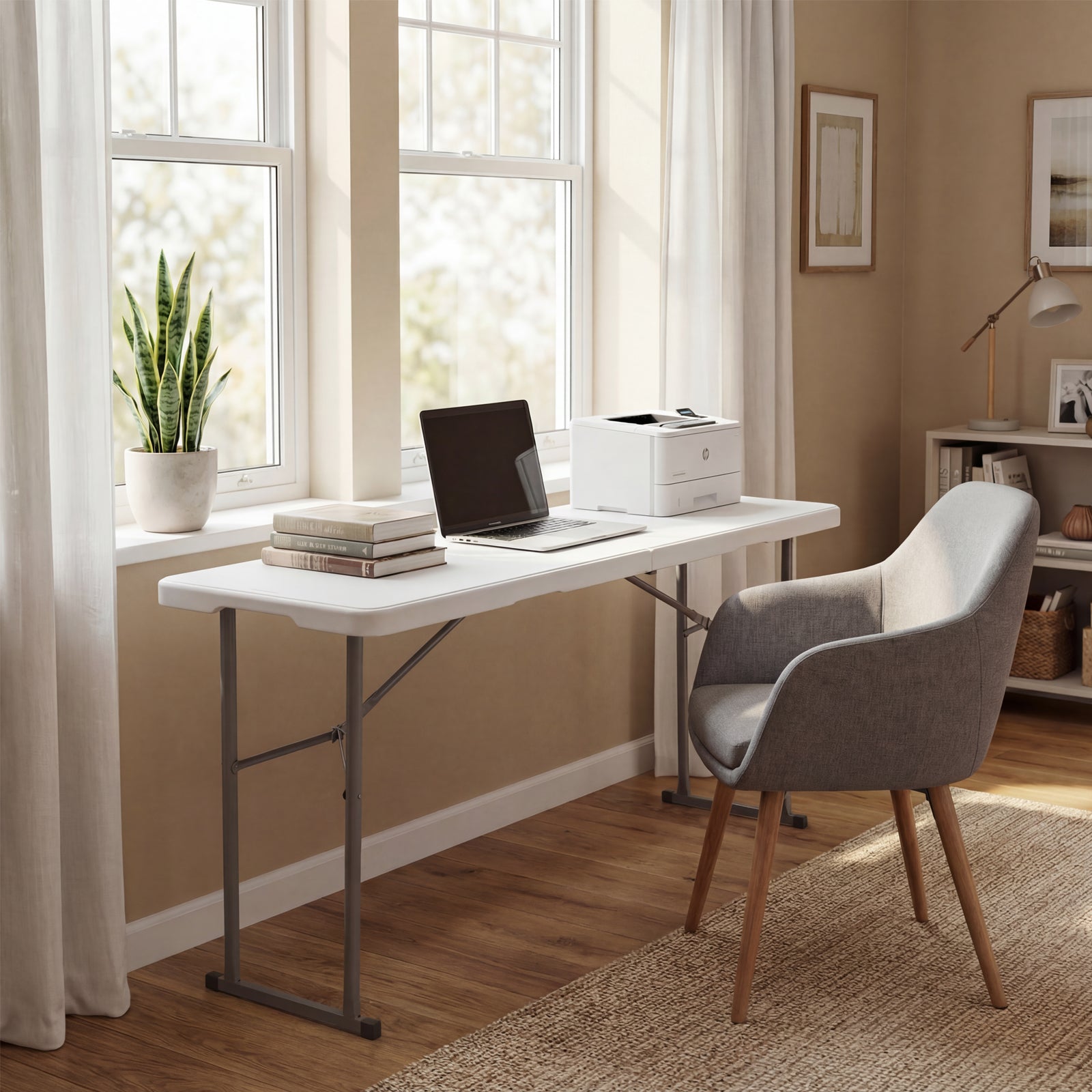 Byliable 6FT Narrow Folding Table