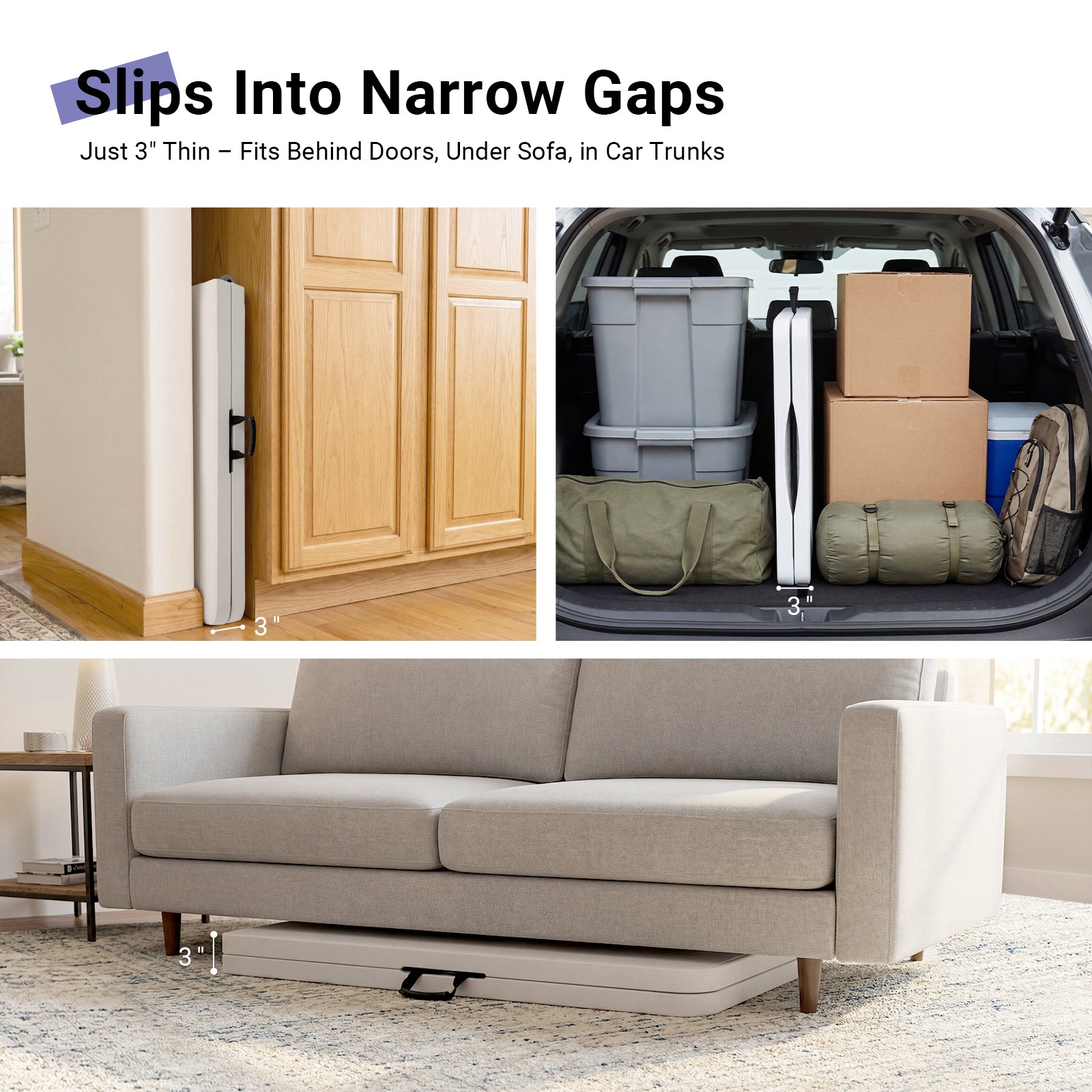 Byliable 6FT Folding Table