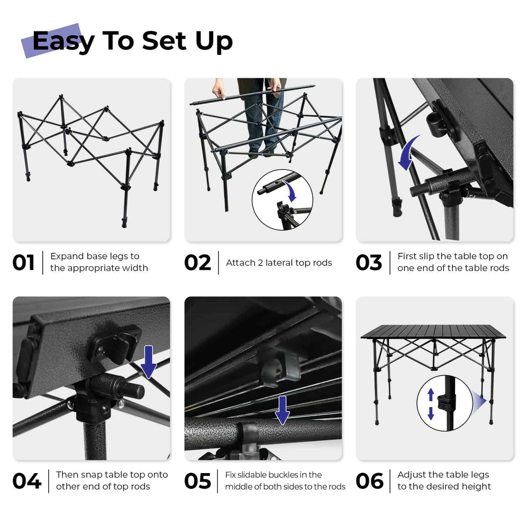 Aluminum Folding Portable Table