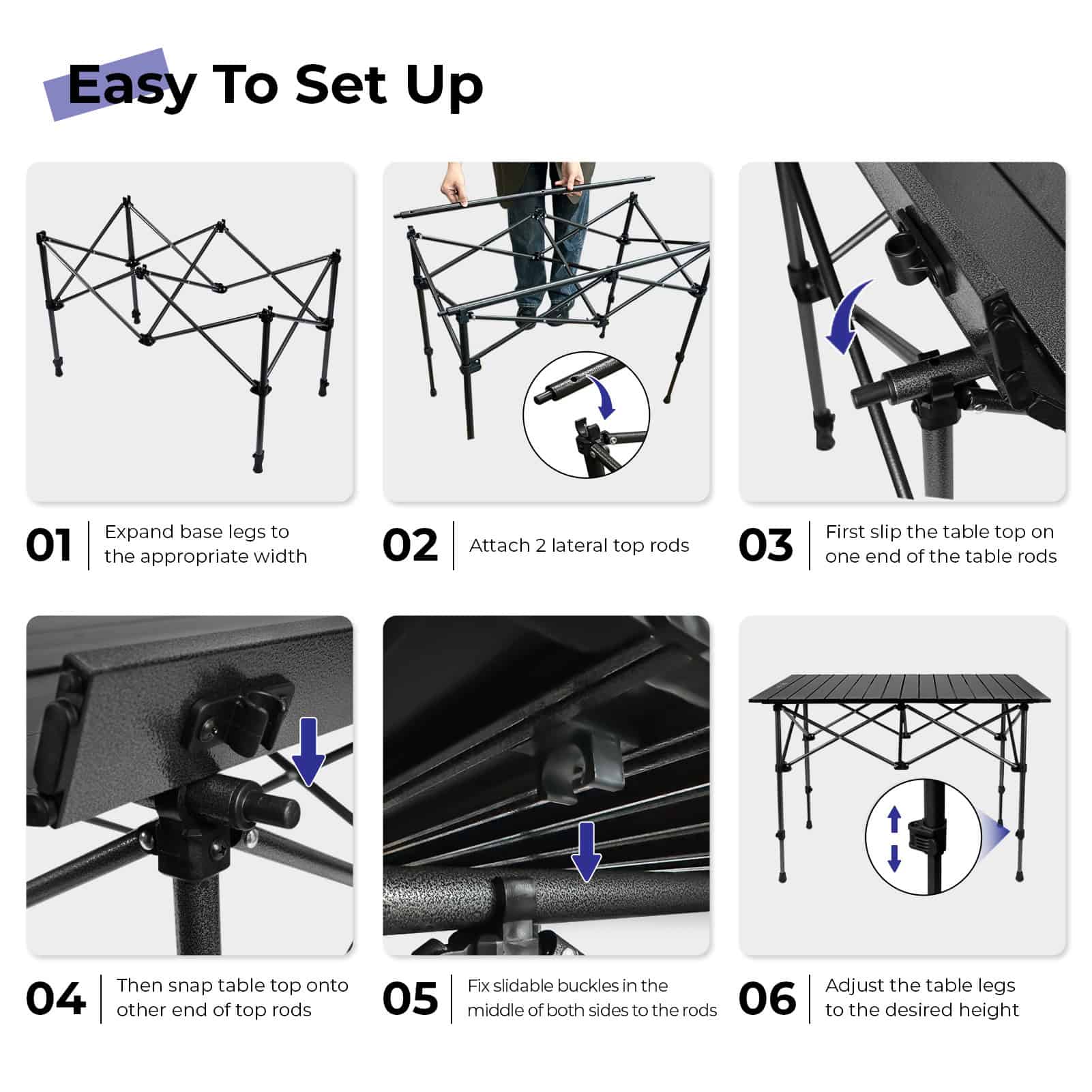 Aluminum Folding Portable Table
